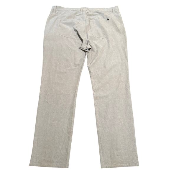 Travis Mathew Men's Performance Pants, Gray, Size 40, Stretch Golf Casual - Picture 7 of 7